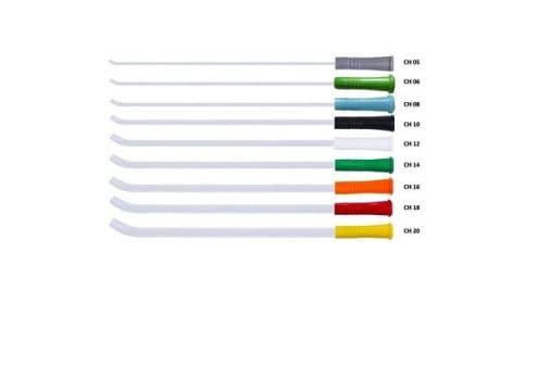 Sugkateter Böjd Ch 14 Längd 53 Cm Ftalat-Fri
