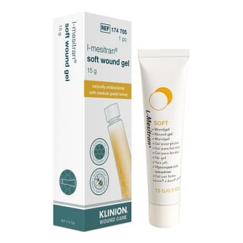Klinion L-Mesitran soft sårgel 15g steril 40% honung