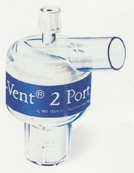 Fukt/värmeväxlare humidvent 2m port tv 150-1500ml port vinklad