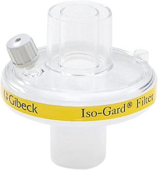 Bakt/virusfilter Iso-guard rakt anslut 15/22mm tidalvolym 150-1500ml