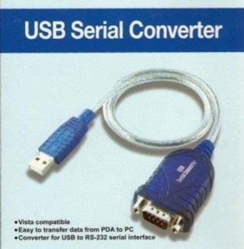 Usb/rs232 adapter till audiometer sa202
