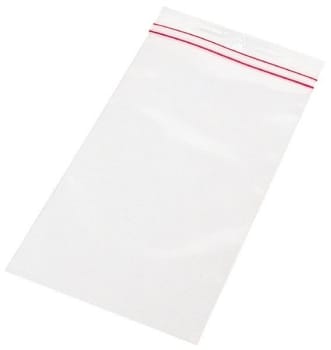 Blixtlåspåse 230x320mm med skrivfält