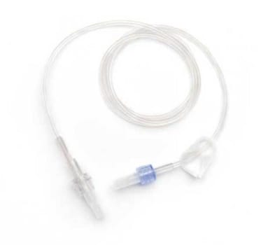 Förlängningsslang cadd deltec 76cm luer-lock friflödesstopp steril