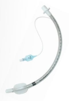 Endotrakealtub armerad med cuff 8,5 röntgentät med stämbandsmarkering
