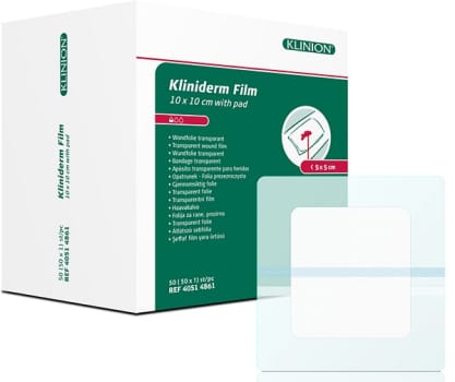 Kliniderm film 10x10cm dyna 5x5cm steril