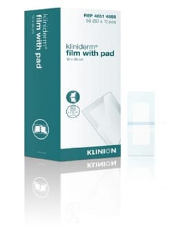 Kliniderm film 10x30cm dyna 5x25cm steril