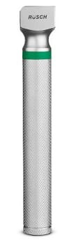 Laryngoskophandtag Smalt med LED-ljus, för 2x 1,5 V AA-batterier. Rostfritt stål.