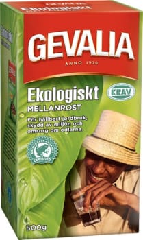 Kaffe brygg Gevalia Ekologiskt 425g mellanrost Krav/Rainforest