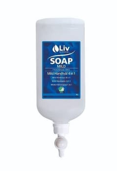 Flytande handtvål LIV 4i1 1000ml dp oparfymerad Svanenmärkt