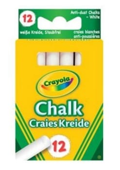 Tavelkrita Crayola vit