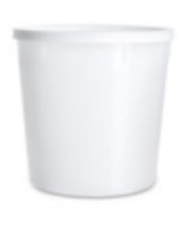 Burk 1500ml ø132mmxh141mm pp passande lock 5042061