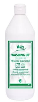 Handdiskmedel Washing Up 1l oparfymerad pH7 Svanenmärkt