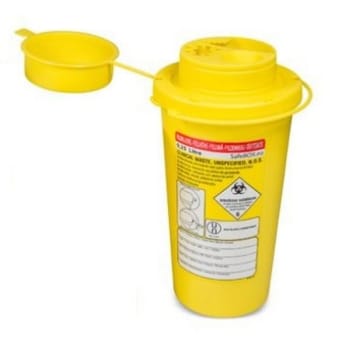 Kanylburk Safebox plast 0,5l un-etikett