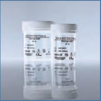 Benbanksburk set om 2 steril yttre 500ml inre 250 ml transparant