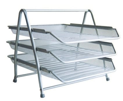 Brevkorgsset silver 3st delar