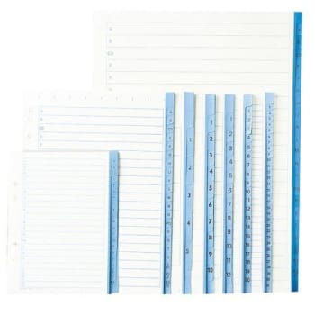 Register A3L a-ö 90g papper försättsblad
