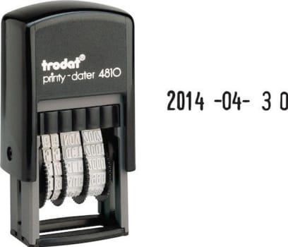 Stämpel datum Trodat 4810