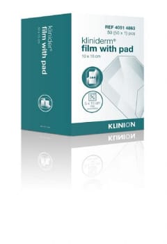 Kliniderm film 10x15cm dyna 5x10cm steril
