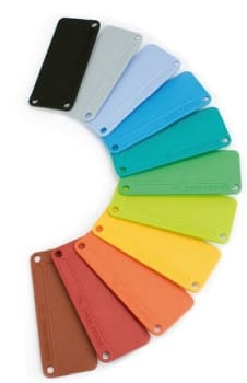 Gallerskylt Plast 90x38mm Vit. Förpackning om 100 st