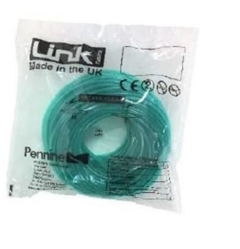 Bubbelslang oxygen 30m 3mm grön/rulle