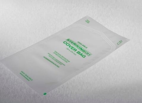 Dammskyddspåse Självhäft 300x550mm Plast