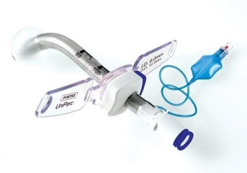 Trakeostomikanyl med kuff justerbar stl 8,0mm PVC