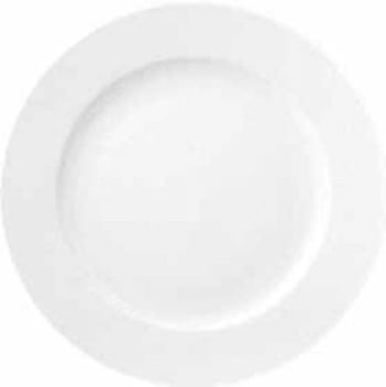 Tallrik Deli flat vit ø17cm porslin stapelbar