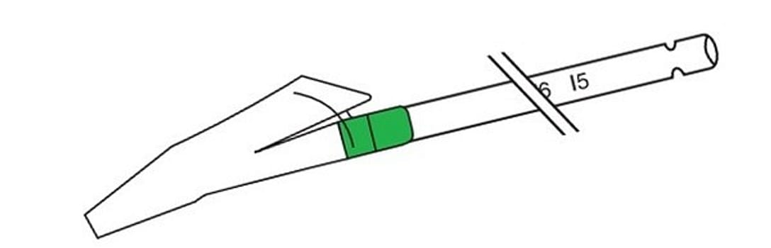 Sugkateter Vacutip rak 28,5cm ch6 steril vakuumkontroll