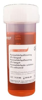 Formaldehyd 4% buffrad i 40ml burk lösning 30ml färgad