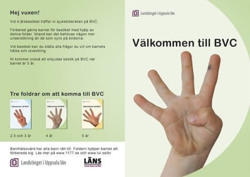 Broschyr välkommen till BVC 4 år Region Uppsala
