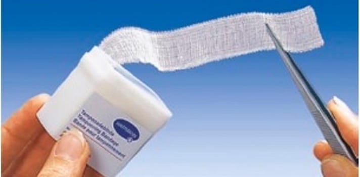 Tamponad gasv 1cmx5m 24 tråd steril