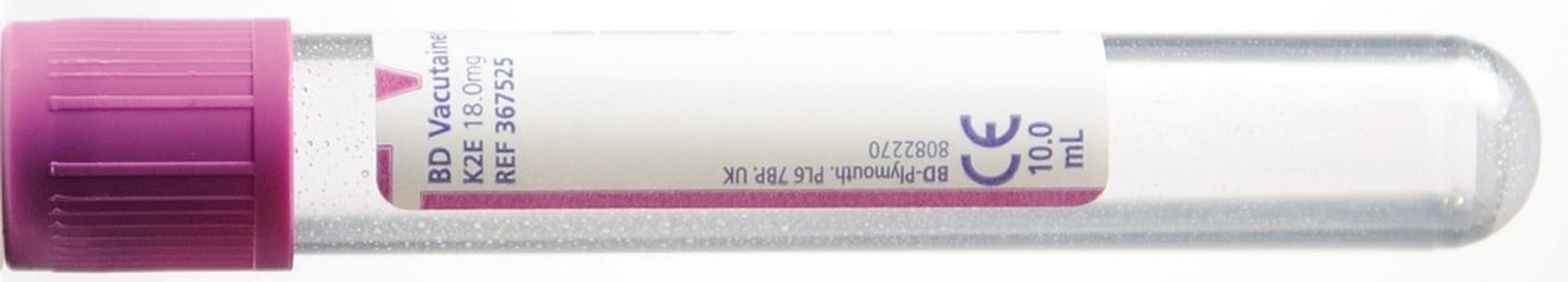 Vakuumrör vacutainer k2-edta 10/10ml lila papper