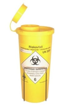 Väggfäste kanylburk Safebox för 2,2l och 3,5l