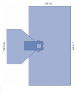 Op lakan hand Medline 371x196cm steril