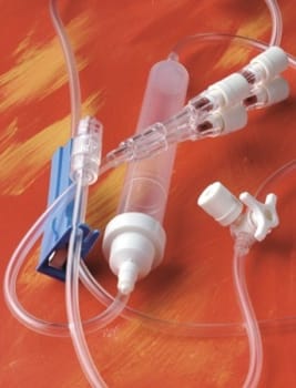 Infusionsaggregat Cyto-AD Z 4-vägs. Steril, PVC