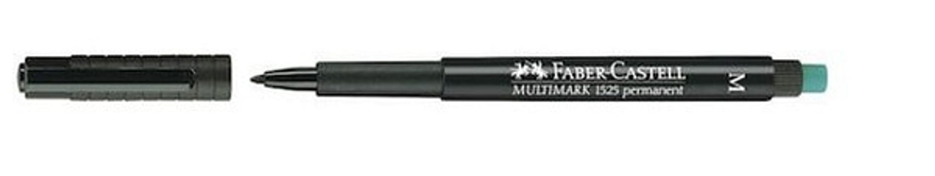Märkpenna Faber Castell svart spetsbredd 1,0mm permanent