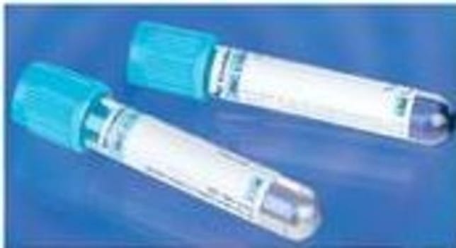 Vakuumrör Na-Citrat Blå 5ml Drar 1.8ml