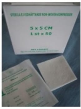 Kompress ej vidhäft Yibon 20x30cm nonwoven steril