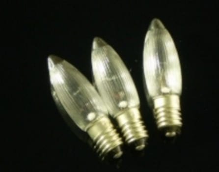 Glödlampa jul klar 3W E10 34V 7-arm ljusstake