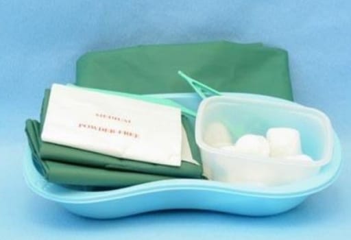 Kateterset Ast Medical stort gasväv. Steril, latexfri