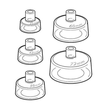 Andningsmask neonatal 42mm till neopuff samt andningsballong