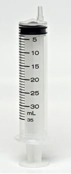 Spruta Terumo 3-komp luer 30ml. Steril, excentrisk gradering 1,0ml