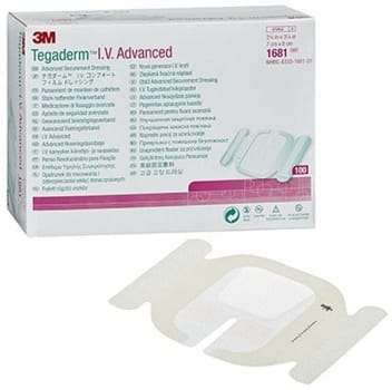 Förband Venkateter 7x8cm F Pvk M Vingar Tegaderm Iv Advanced