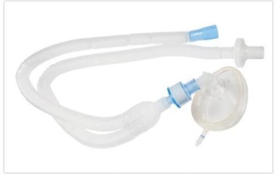 Narkosslang/resp syst flex 22mm 1,1-2,5m med Y-stycke knä o samplport