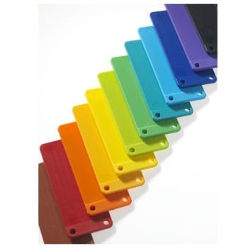 Gallerskylt Plast 90x38mm Svart. Förpackning om 100 st