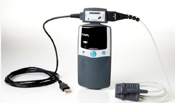 Nonin pulsoximeter palmsat 2500 pulsoximeter för barn och vuxen