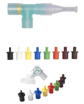 PEP-motstånd Intersurgical 5,0mm brun PVC-fri