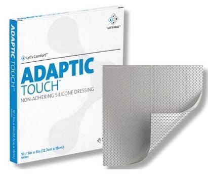 Adaptic Touch silikon 5x7,6cm steril ej vidhäft