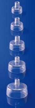Andningsmask neonatal 50mm till neopuff samt andningsballong