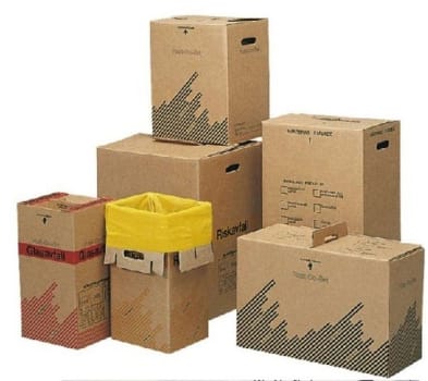 Avfallskartong riskavfall 60l med säck 400x270x600mm